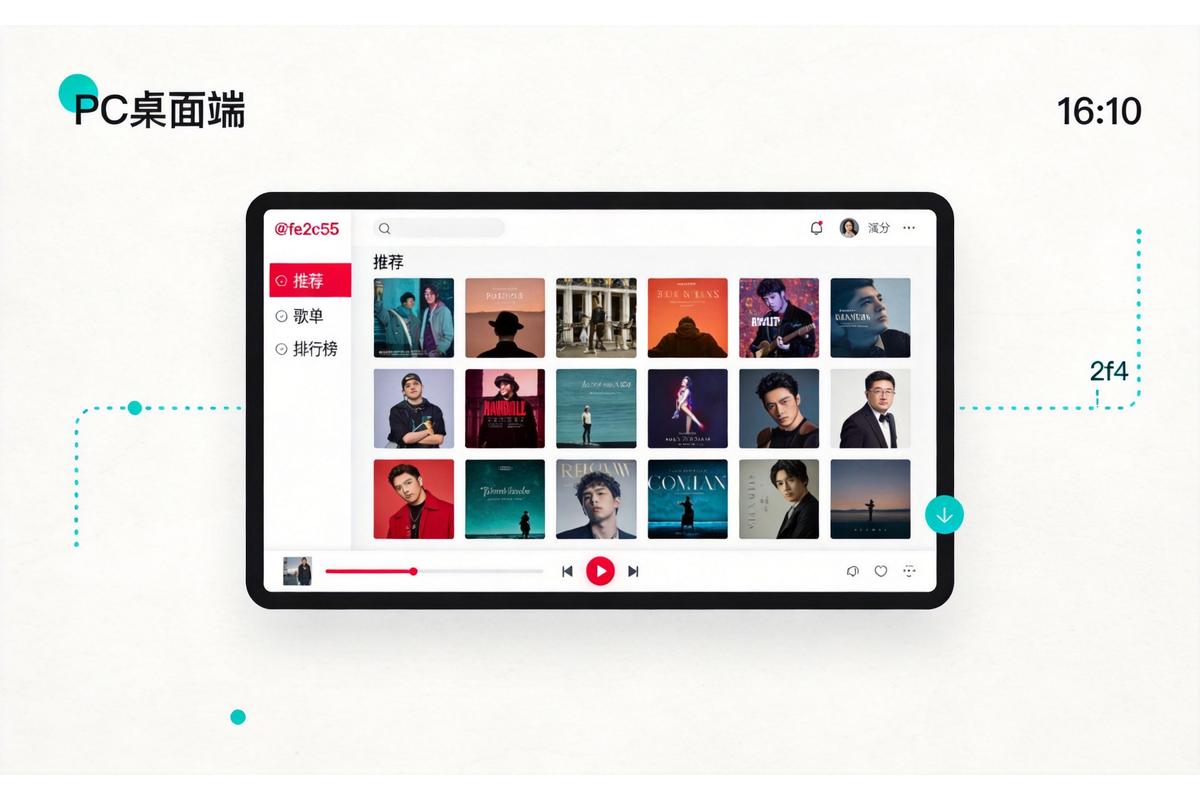 汽水音乐电脑版主界面